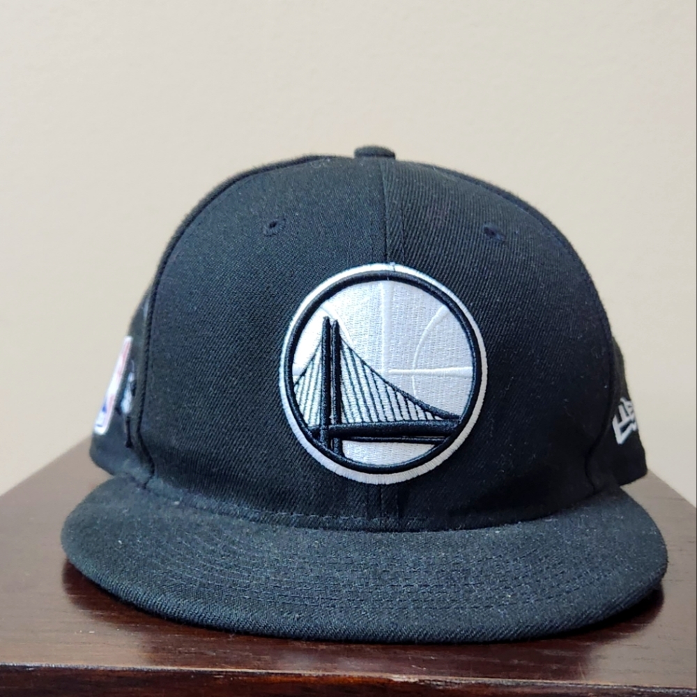 Black Golden State Warriors Snapback Hat